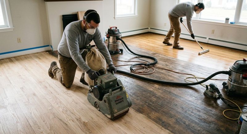 Ash Floor Refinishing in Overland Park, KS